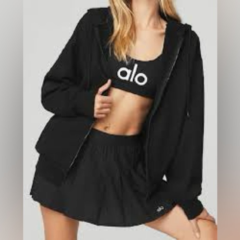 Alo yoga everyday full zip hoodie